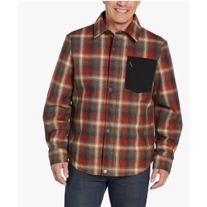 Pendleton Mens Polyfill Insulation Wool Blend Shirt Jacket Size Small New Zip Up